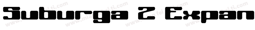 Suburga 2 Expanded R字体转换